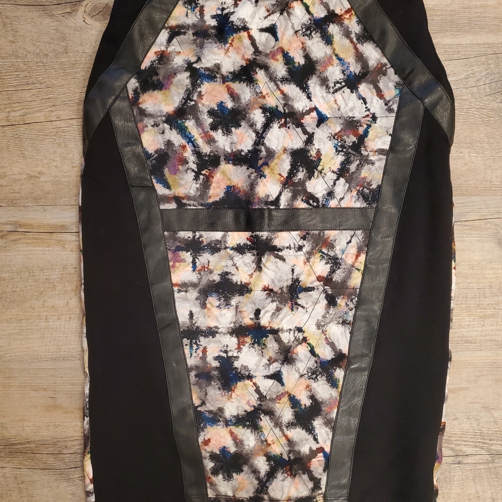 Black and pink skirt